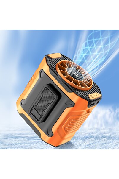 Choice1 YELLOW Portable Waist Fan with 10 Speed, Clip on Wearable Personal Fa...