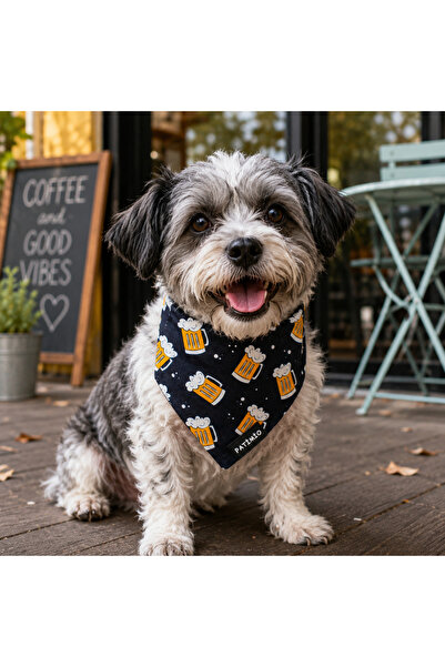 PATİMİO Beers Cat And Dog Collar Scarf Bandana