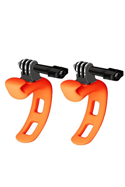 Choice Orange 2PCS Ronkoen Mini Flexible Bracket Adjustable Silicone Mount Ac...
