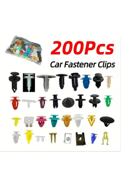 Choice1 200 pcs 500/200/100Pcs 30 Kinds Universal Mixed Auto Fastener Car Bum...