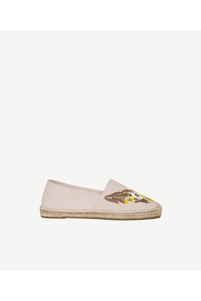 Yargıcı Small Floral Patterned Embroidered Espadrille