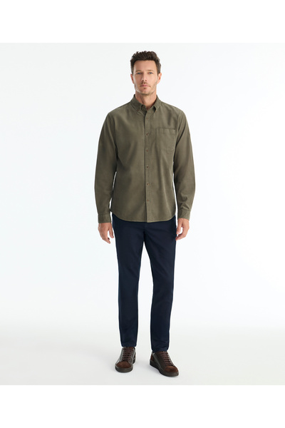 Yargıcı Regular Shirt Collar Long Sleeve Shirt