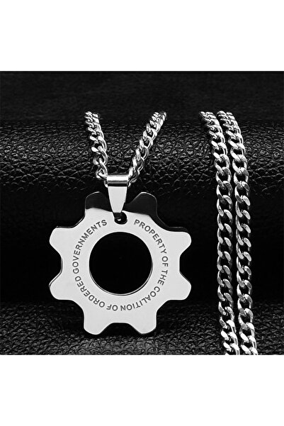 Choice 50cm CS SR Fashion Game War Machine Necklace Stainless Steel Reaction ...