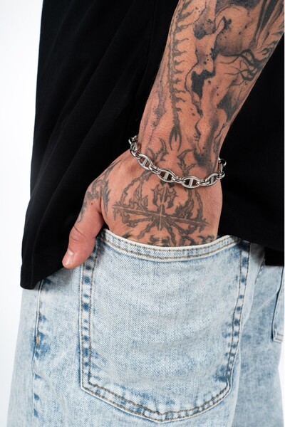 UKHWD SUPPLY 316L Steel Sailor Chain Bracelet