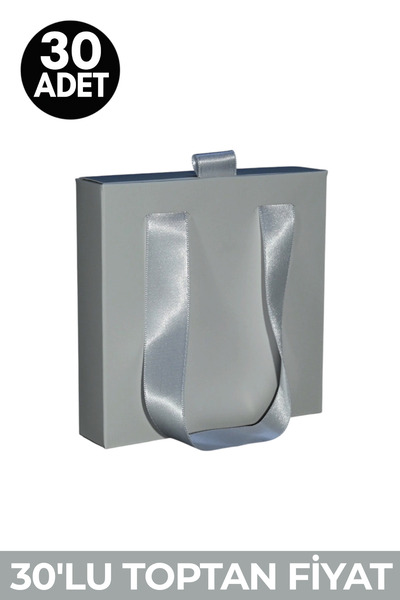 Majoral Box Mojoral Box 30'lu Paket Büyük Boy Çantalı Takı Kutusu(12x12cm) - ...