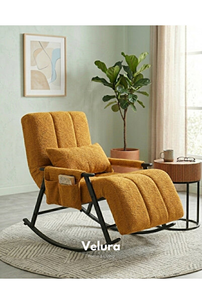 Velura Home & Living Coco Sallanan Berjer & Tv Koltuğu & Dinlenme & Okuma & E...