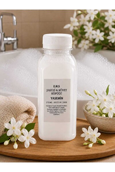 E.M.S AVM YASEMİN KOKULU JAKUZİ & KÜVET KÖPÜĞÜ YOĞUN KOKU VE YOĞUN KÖPÜK 275 ML.