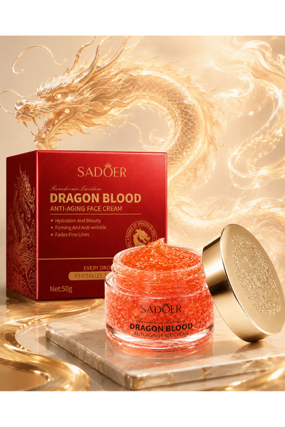 SADOER Cremă de Față Anti-Aging Dragon Blood, Hidratare, Fermitate și Îngriji...