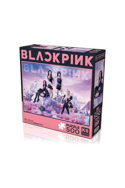 Ks Games Puzzle 500 Pieces Piece Black Pink 20069