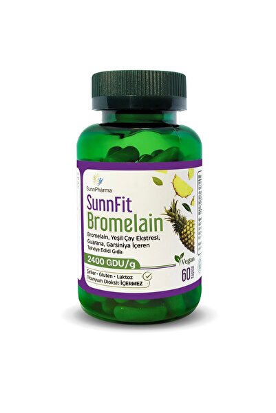 SunnPharma Sunnfit Bromelain Bromelain ,yeşil Çay Ekstresi, Guarana,garsinya ...