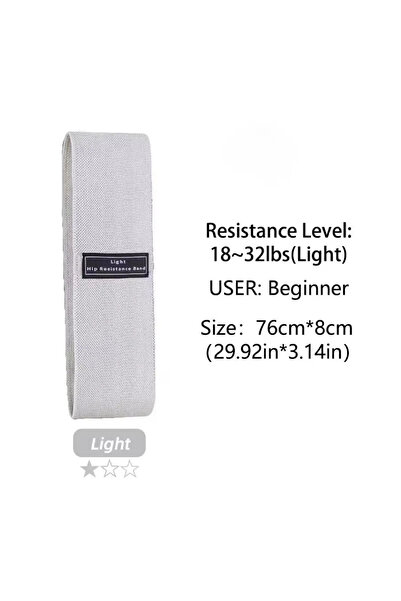 Choice ZD04-S Basic Fabric Resistance Hip Booty Bands Glute Squat Circle Stre...