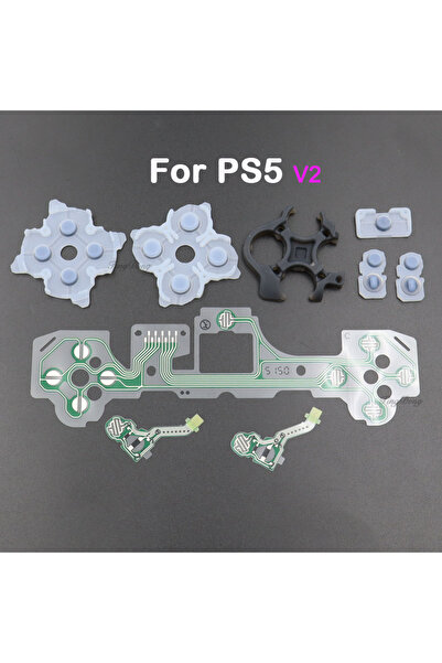 Choice V2 1Set For PS5 BDM-010 020 030 Conductive Film Silicone Button Pad Fo...