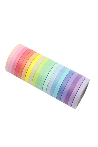 Choice 20 Rolls 5mm x 5m 20 Rolls Painters Washi Masking Tape Rainbow Colorfu...