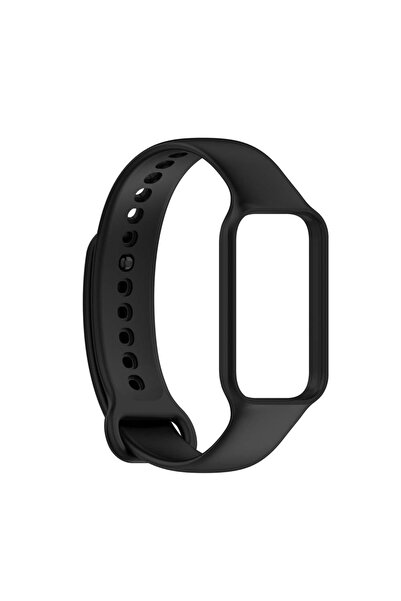 Choice Black Silicone Wristband Strap For Smart Band 8 Active Bracelet Watchb...