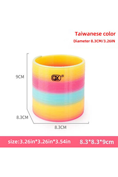 choice2 Big Size 1pc 8.3cm Big Size Rainbow Magic Springs Toy for Kids Birthd...