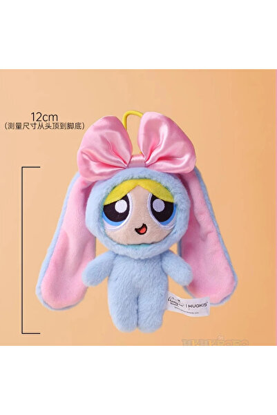 Choice 12cm Bubbles 12cm Bag Plush Pendant Powerpuff Girls Cartoon Cute Dress...