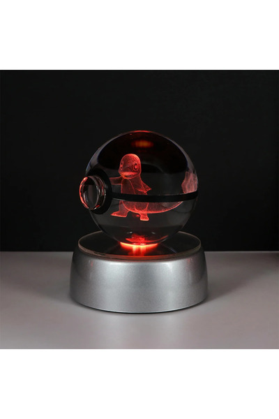 Choice17 5cm with Base Charmander Pokemon 3D Crystal Ball Pikachu Gengar Eeve...