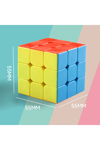 Choice 703-1S3x3x3 2x2 3x3 4x4 5x5 pyramid stickerless stress relief puzzle p...