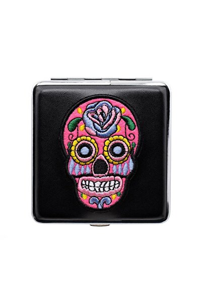 Atomic German Skull Kurukafa Patch Deri Kısa Sig. Tab akasısı Pembe 20li
