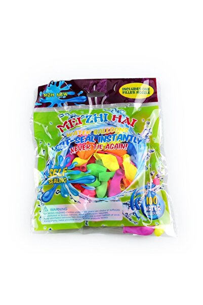 Choice 100PCS Balloon Portable Air Water Bomb Balloon Pump With Balloons For ...