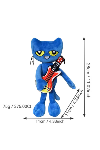 Choice3 28cm New Good-looking Pete The Cat Plush Game Animation Children's Bi...
