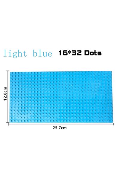 Choice3 16X32 Light blue Base Plate 32*32 16X32 16X16 Dots Building Blocks Ba...