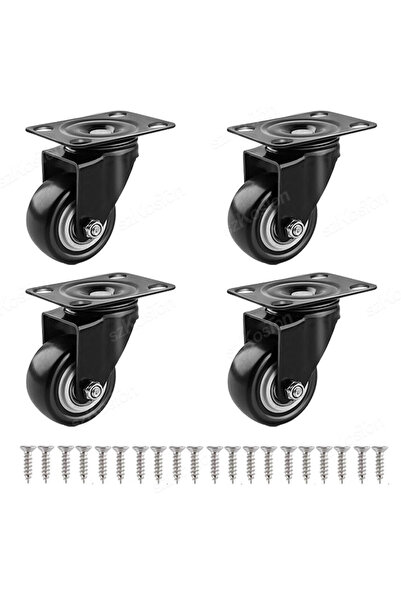 Choice 2 inch 4 Pcs-Swivel 4pcs/lot Furniture Casters Wheels PP Fixed Swivel ...