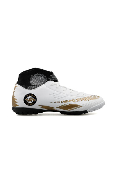 Jump 28366/A White Gold Men's Astroturf Field Shoes White