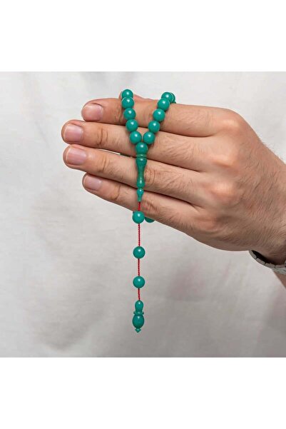 Inure Jewelry Round Clamping Amber Rosary