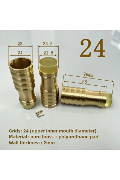 Choice 1PCS 24mm 1PCS Brass Cane Crutch Tip with Anti-Skid 12mm-26mm for Hiki...