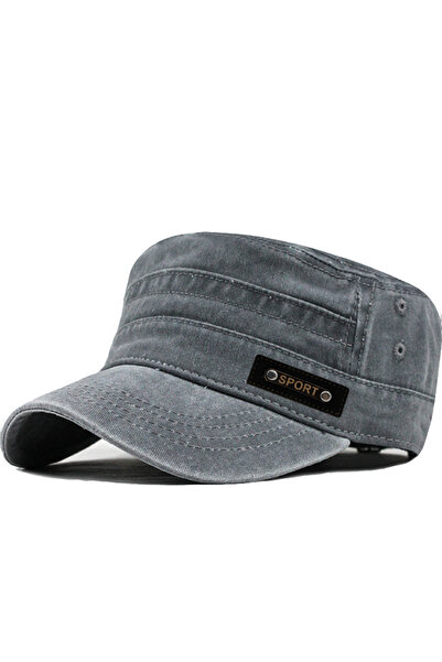 Choice12 One Size Gray 2 1pc Spring and Autumn Flat Top for Men and Women Sof...