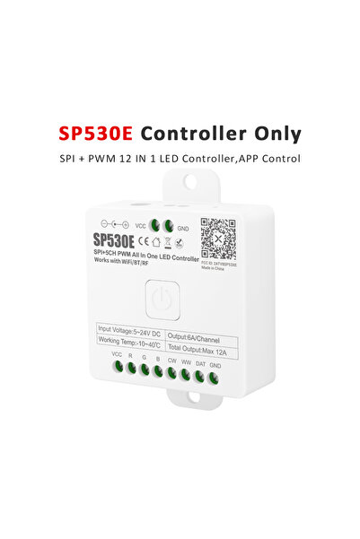 Choice SP530E Controller LED Controller SP530E Wifi Bluetooth RF 5V 12V 24V 5...