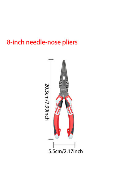 Choice5 8 inches B Universal Wire Cutter Needle Nose Crimping Plier Electrici...