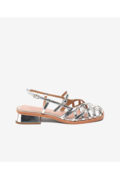 Greyder Kadın Gümüş Hakiki Deri Sandalet 5Y2WS59231