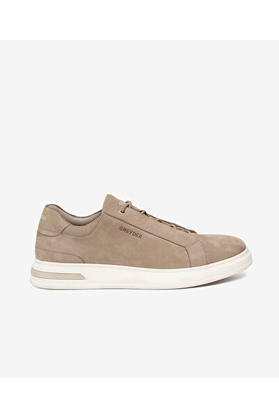 Greyder Erkek Vizon Hakiki Deri Sneaker Ayakkabı 6Y1SA64760