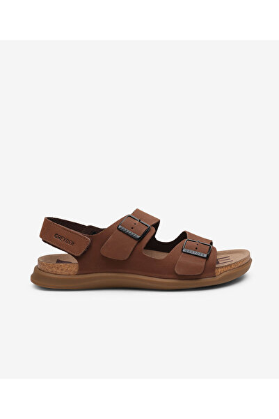 Greyder Erkek Vizon Nubuk Sandalet 6Y1CS64764