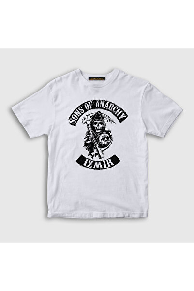 Presmono Unisex dečje bijele Izmir Sons Of Anarchy T-shirt 215370tt