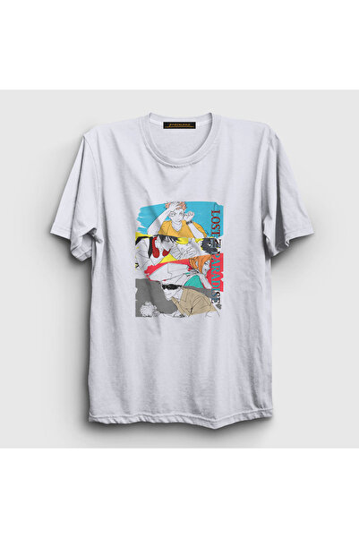 Presmono Unisex bela majica Lost In Paradise V2 Jujutsu Kaisen T-shirt 351907tt