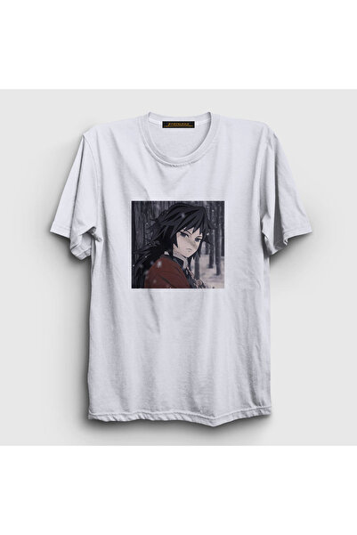 Presmono Unisex beli zimski Giyu Tomioka anime ubica demona Kimetsu No Yaiba ...