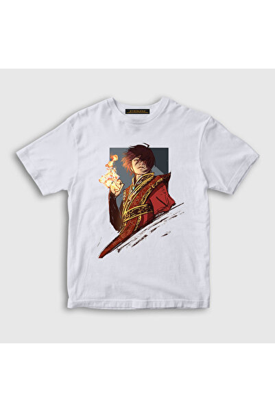 Presmono Unisex dečji beli Zuko anime avatar Poslednji upravljač vazduha T-sh...