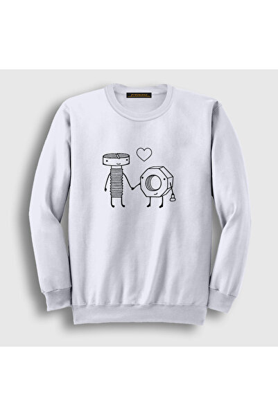 Presmono Unisex bela majica za zaljubljene V3 za Dan zaljubljenih 284893tt