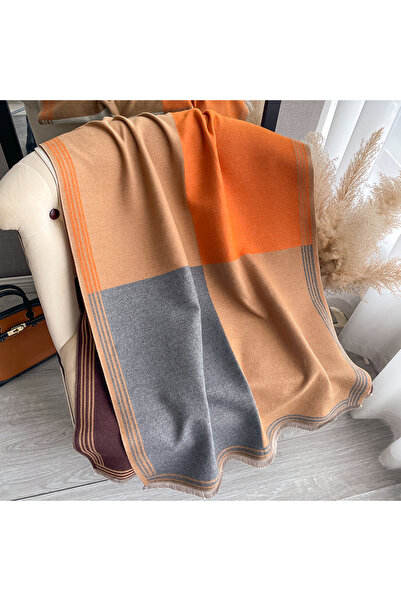 Choice khaki New Luxury Winter Scarf Women Cashmere Warm Pashmina Brand Foula...