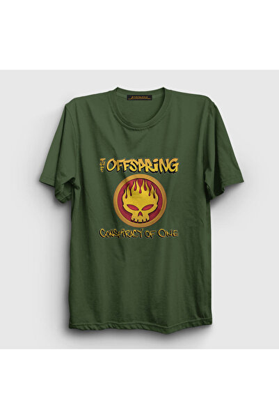 Presmono Унисекс тениска в цвят каки Conspiracy The Offspring 177001tt