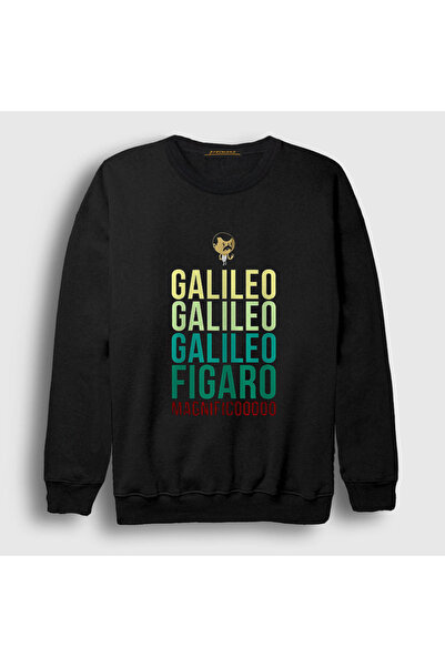 Presmono Unisex Black Galileo Queen Freddie Mercury Sweatshirt 34289tt