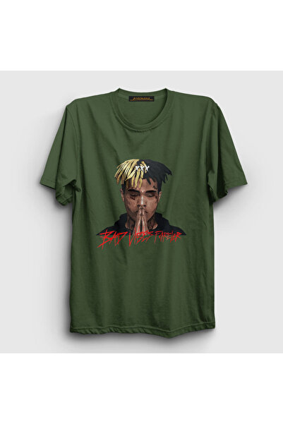 Presmono Unisex kaki Forever Xxxtentacion T-shirt 47670tt
