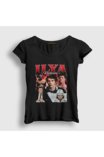 Presmono Women's Black Poster Ilya Rozanov Heated Rivalry T-Shirt 603748Tt