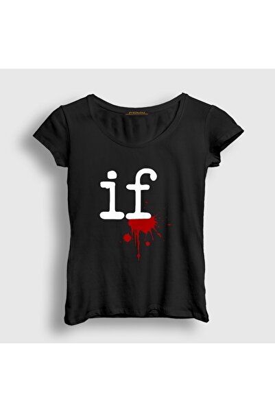 Presmono Women's Black Logo if Rock Mindless Self Indulgence T-Shirt 613083Tt