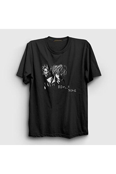 Presmono Унисекс црна мајица Кира Аниме Смртна T-shirt 129333тт