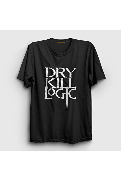 Presmono Unisex Black Logo Dry Kill Logic T-Shirt 588253Tt