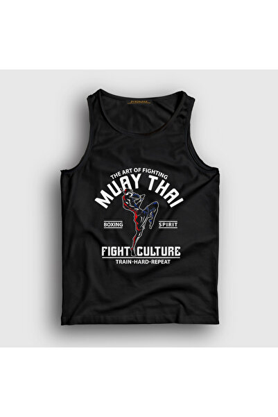 Presmono Unisex Black Fight Culture Mma Ufc Muay Thai Athlete 452290Tt